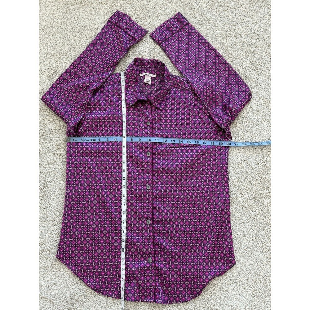 Victoria Secret Women’s Pjs Pink Checked Print Long Sleeve/Pant Silky Set Size S - Picture 5 of 10